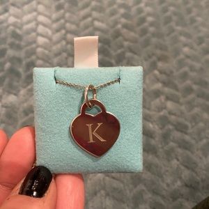 Tiffany K Necklace in heart shape